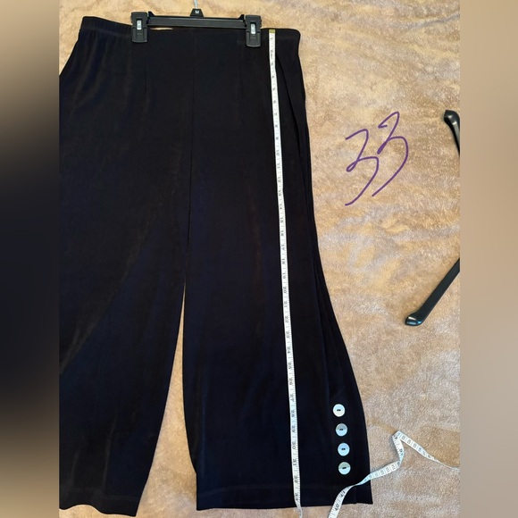 Chico’s travelers Black top and pants size 2P (12-14) - Picture 8 of 11